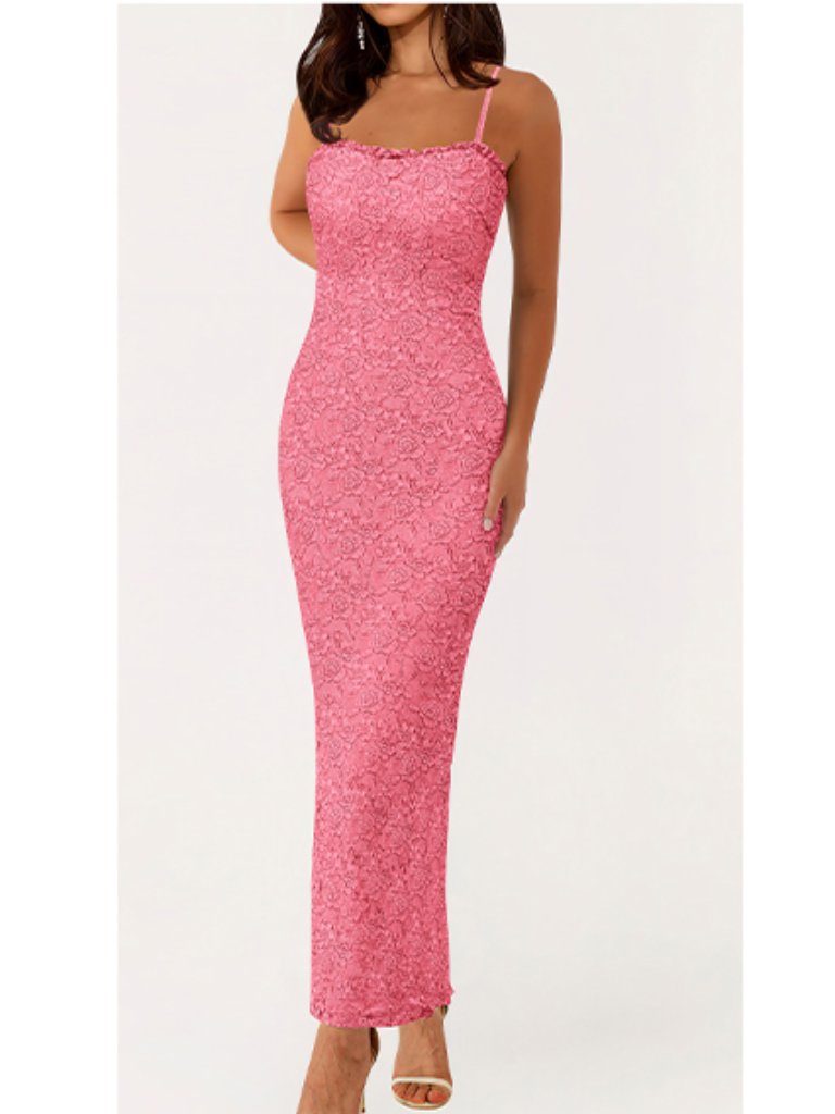 Prettygarden Lace Floral Bodycon Semi Formal Party Wedding Guest Size M Nwt — image 4 of 6